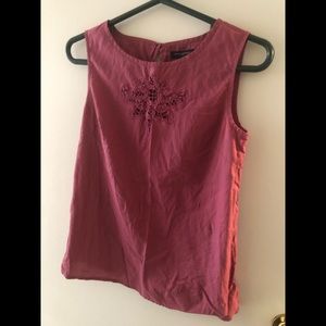 Banana republic extra small dark pink top